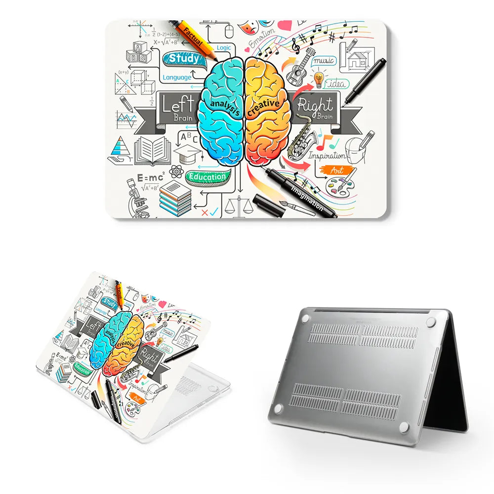Creative Brain Art Macbook Laptop Cover