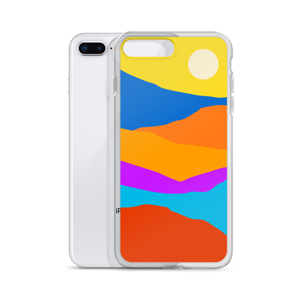 Clear Sleek Colored Branded Case for iPhone®