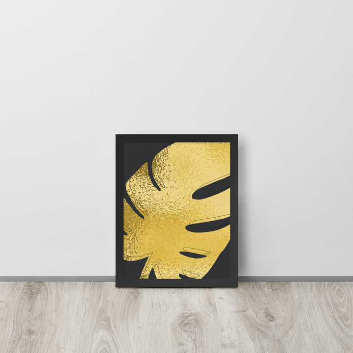 Golden Leaf Framed poster