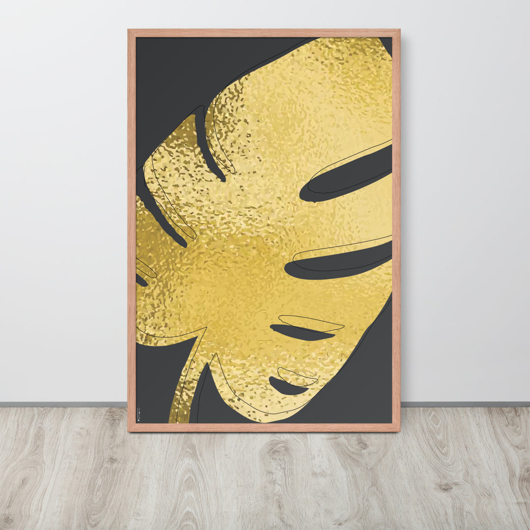 Golden Leaf Framed poster