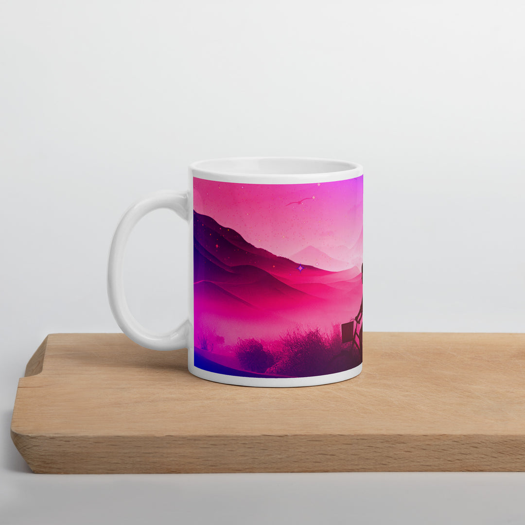 Lovely Couple White glossy mug