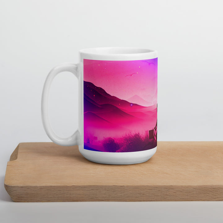 Lovely Couple White glossy mug