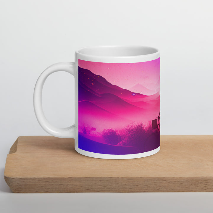 Lovely Couple White glossy mug