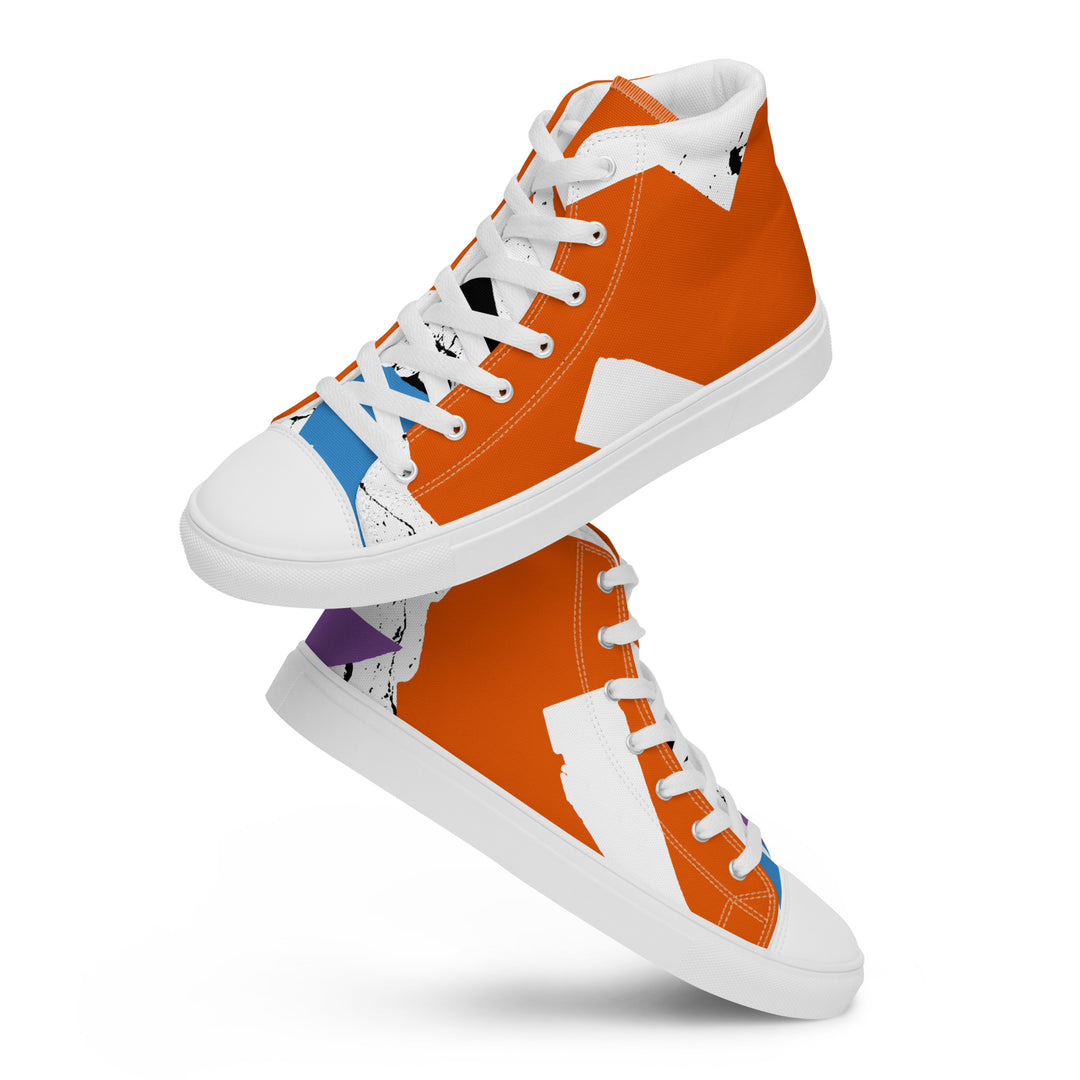Women’s classic, stylish high top canvas branded shoes