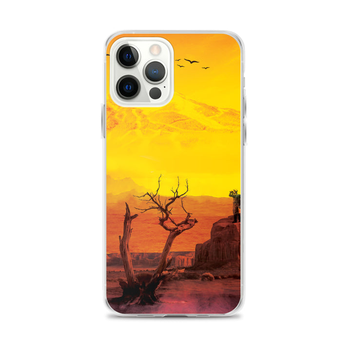 Desert Exploration Theme iPhone Case