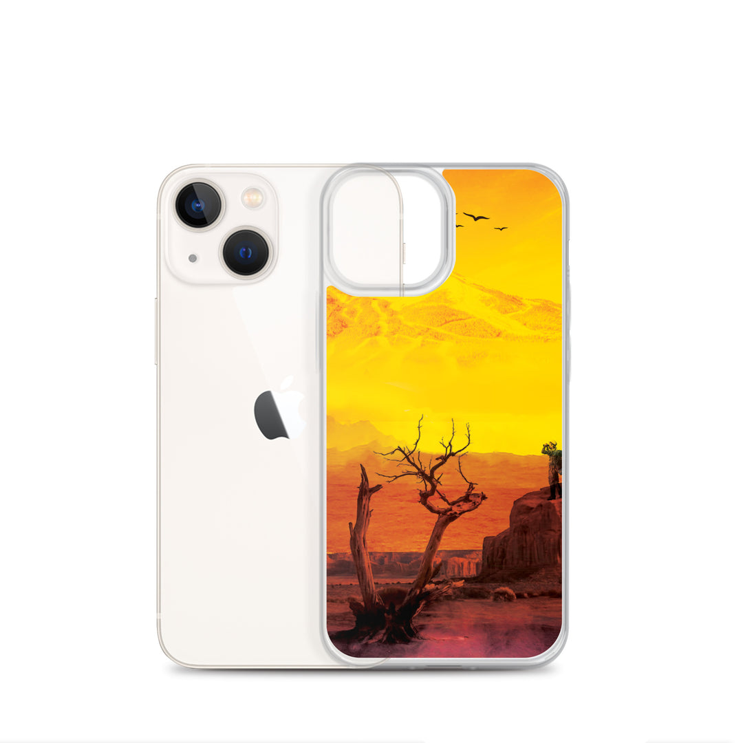 Desert Exploration Theme iPhone Case