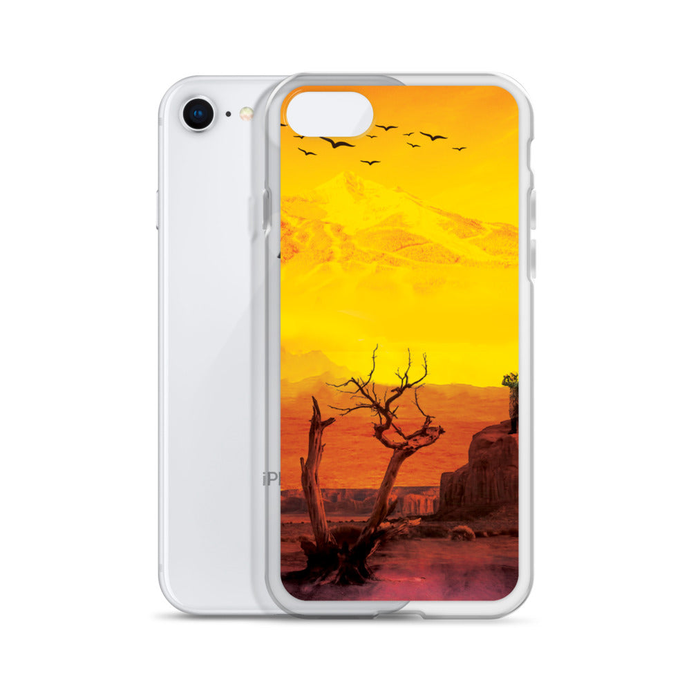 Desert Exploration Theme iPhone Case