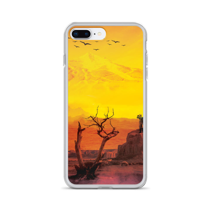 Desert Exploration Theme iPhone Case