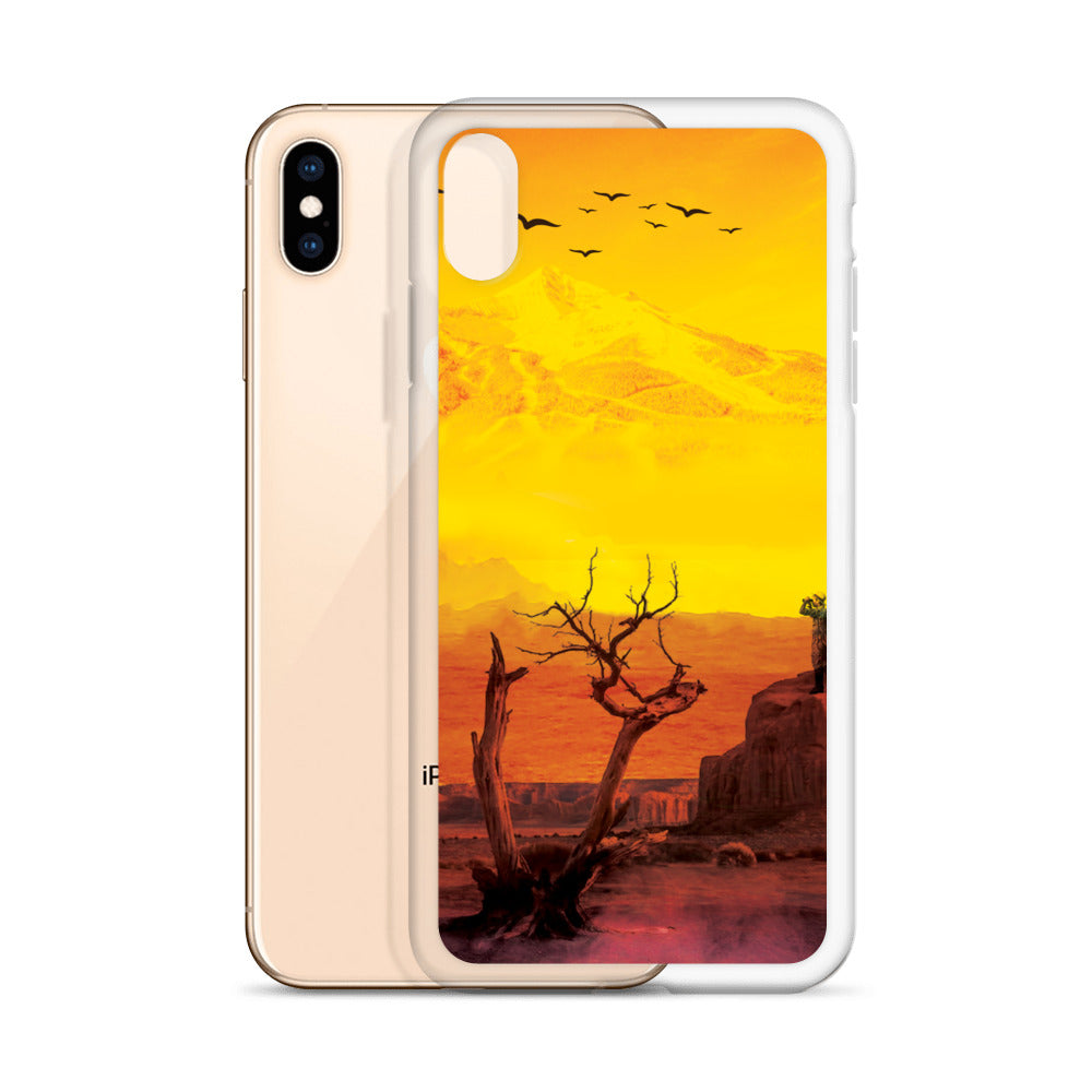 Desert Exploration Theme iPhone Case